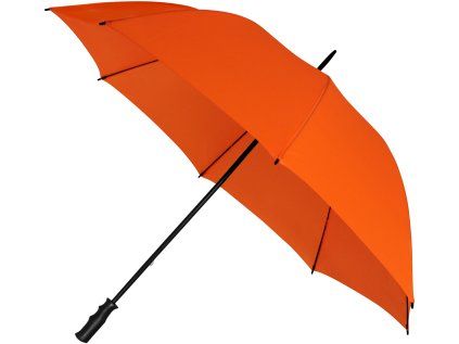 Dámský golfový větruodolný deštník MONSUN oranžový