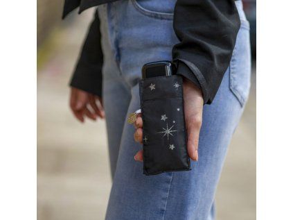 Fulton-damsky-skladaci-destnik-Tiny-2-GLITTER-STARS-BLACK-L501-detail1