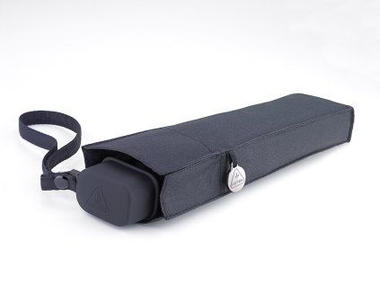 Fulton pánský plochý skládací deštník Miniflat 1 BLACK L339