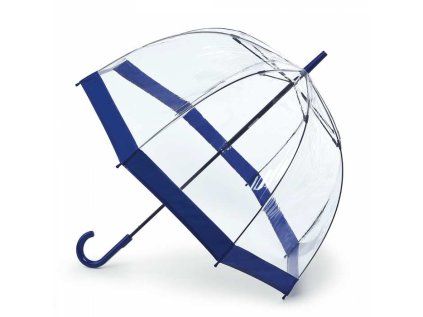 Fulton dámský průhledný holový deštník Birdcage 1 NAVY L041.jpg