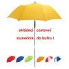 Skládací cestovní plážový slunečník do kufru CAMPER žlutý s UV ochranou 50+